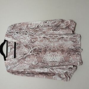 Juniper Blu  Adrienne women blouse pink M casual office pink boho y2k coquette